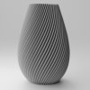Váza Zephyr Farba produktu: Šedá, Výška vázy: M-200mm