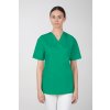 Dámska farebná zdravotnícka blúzka M-074, zelená (Zdravotnícke oblečenie)