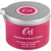 ORLI Masážna sviečka 60g MALINA A ČIERNE KORENIE (Raspberry & Black Pepper)