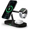 CONNECT IT MultiCharge 5 v 1 MagSafe Wireless Fast Charge bezdrátová nabíječka, ČERNÁ CWC-9010-BK
