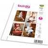 Strih Burda 5760 - Medvedík, vianočný stromček, vankúš a adventný veniec