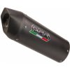 Slip-on exhaust GPR FURORE EVO4 UM.4.CAT.FUNE Matte Black including removable db killer, link pipe and catalyst