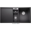 Silgranit drez COLLECTIS 6 S s excentrom a miskou (antracit)