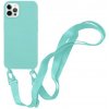 AppleKing silikónový kryt s nastaviteľným popruhom pre iPhone 11 Pro Max - mentolový - možnosť vrátiť tovar ZADARMO do 30tich dní