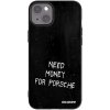Picasee silikónový čierny obal pre Apple iPhone 15 Plus - Black Fuel