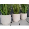 Prosperplast Kvetináč RYFO ECO WOOD biely 14,6 cm