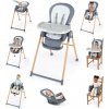 INGENUITY Stolička jedálenská Deluxe 7v1 Proper Positioner™ Chambray 0m+ do 23 kg