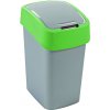 Curver odpadkový kôš Flipbin 25l strieborná/zelená 02171-P80