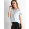 T-shirt-RV-TS-4662.86-light blue šedá XL BASIC Feel Good 2016101850800