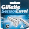 Gillette Sensor Excel náhradné hlavice 5ks