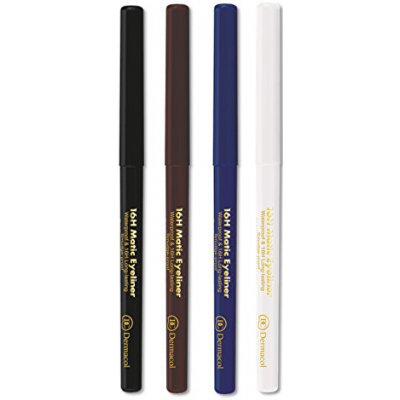 Dermacol Waterproof Matic Eyeliner 16h Vodeodolná automatická ceruzka na oči 1 White 0,3 g