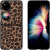Plastový kryt LEATHER na Huawei P50 Pocket - Leopard