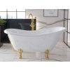 Besco Otylia voľne stojaca vaňa, zlaté nohy Dĺžka vane: 170 cm, 7347_170
