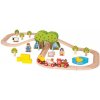 Bigjigs Rail Drevená vláčikodráha - Farma