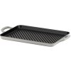 Grilovacia doska liatinová CALIDO 35x25cm sivá KL-12612