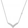 Hot Diamonds Trblietavý strieborný náhrdelník s diamantom DN231