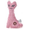 JK Animals Mačka plyš ružová, plyšová pískacia hračka 23 cm