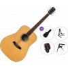 Pasadena PD-300 Premium SET Natural Satin Akustická gitara
