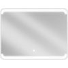 Mexen Nida, LED kúpeľňové zrkadlo s podsvietením 80x60 cm, 6000K, ochrana proti zahmlievaniu, 9806-080-060-611-00