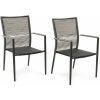 di volio Sada 2ks záhradných stoličiek Asti- šedé