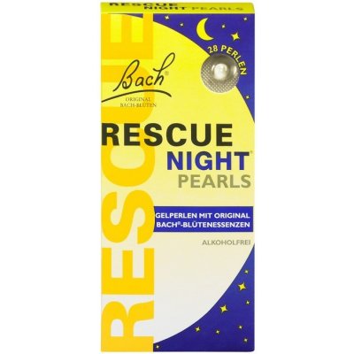 Bach Flower Remedies Rescue Night Pearls gélové perly na spanie 28 ks