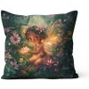 Takoy Bavlnená obliečka na vankúš 45x45 premium satén víla Eleana-HT-00078 | 45 x 45 cm