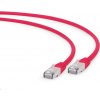 Gembird Patch kábel RJ45, cat. 6A, FTP, LSZH, 5m, červený PP6A-LSZHCU-R-5M