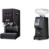 Gaggia New Classic E24, black + Eureka Atom 60, black