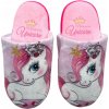 PAPUČE JEDNOROŽEC KONÍK UNICORN DETSKÉ ZASÚVACIE PAPUČE VEĽKOSŤ 28