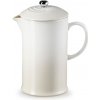 Le Creuset French press kávovar 1 l, MERINGUE, kamenina