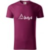 Harry - Always - Tričko z organickej bavlny - S ( Fuchsiová )