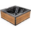 Lovia vířivá vaňa pre 5 osob 220x220x88 cm - L501 Opláštění: Canyon Teak, Barva akrylátu: Odyssey