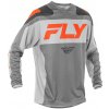 dres F-16, FLY RACING - USA 2025 (šedá/oranžová, vel. M)