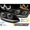 Tuning-tec SVETLOMETY U-LED LIGHT BLACK SEQ pasujú na VW POLO 6R 09-03.14