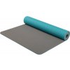 Yate Yoga mat dvouvrstvá Tpe YTSA04681 tyrkysová / šedá