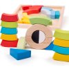 Bigjigs Toys Drevené skladacie oblúky a trojuholníky