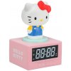 Svetiaci stolový budík Hello Kitty s projekciou