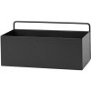 Ferm Living Nástenný box Wall Box Rectangle, black