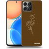 Picasee silikónový prehľadný obal pre Honor X8 4G - Brown flowers