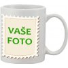 FOTOposta Hrnček s fotkou rámik ZNÁMKA 350 ml