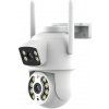IMMAX 07783L NEO LITE Smart Security vonkajšia kamera DOUBLE 355° 90° WiFi P/T 2x2MP ONVIF