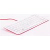 Raspberry Pi klávesnica, IT, malinovo/biela