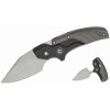 CIVIVI C21036-3 Typhoeus pevný nôž - tlačná dýka, Stonewash, čierno-sivá, hliník, kožné puzdro