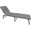 ST Leisure Equipment Lehátko VERACRUZ, sivé, polohovateľné, 190x58x28 cm