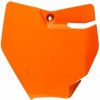 RTECH čelné číselná tabuľka KTM, RTECH (oranžová)
