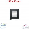 OKNA-HNED.SK Plastové okno 55x55 cm (550x550mm) otváravé aj sklopné pravé biele / antracit