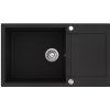 Kuchynský drez Aquasanita Tesa 860.0E Black metallic