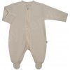 Baby Service Kombinéza na zips Vlnky smotanová Česká výroba Babyservice