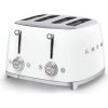 Smeg 50's Style TSF03WHEU biely hriankovač na 4 plátky