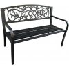 Záhradná lavica IRYS čierna